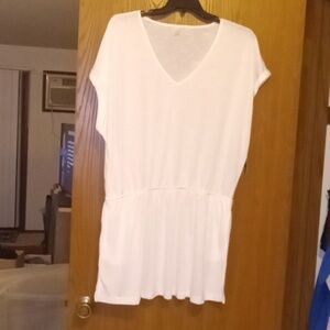 Coverup white plus swimming